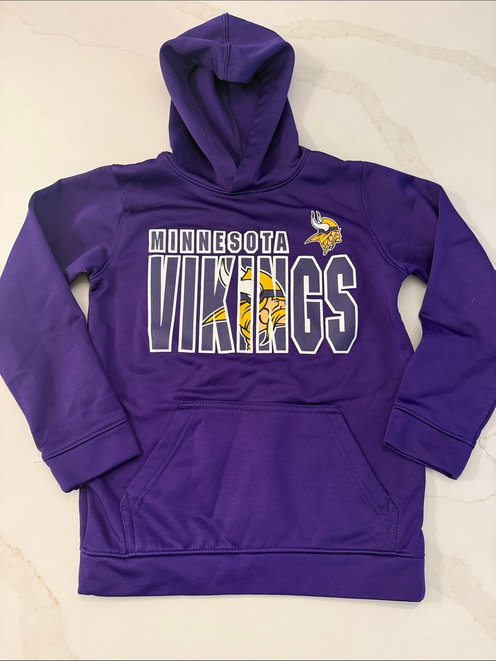 Minnesota Vikings Kids Purple Hooded Sweatshirt